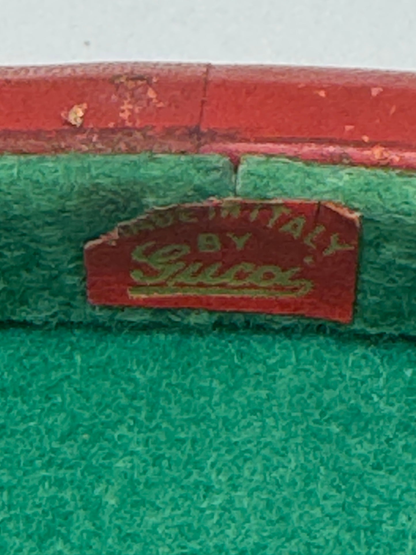 Rare Gucci Burl wood "Shut the Box " Game