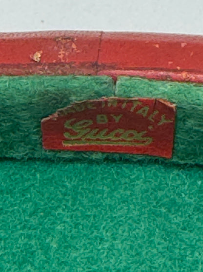Rare Gucci Burl wood "Shut the Box " Game
