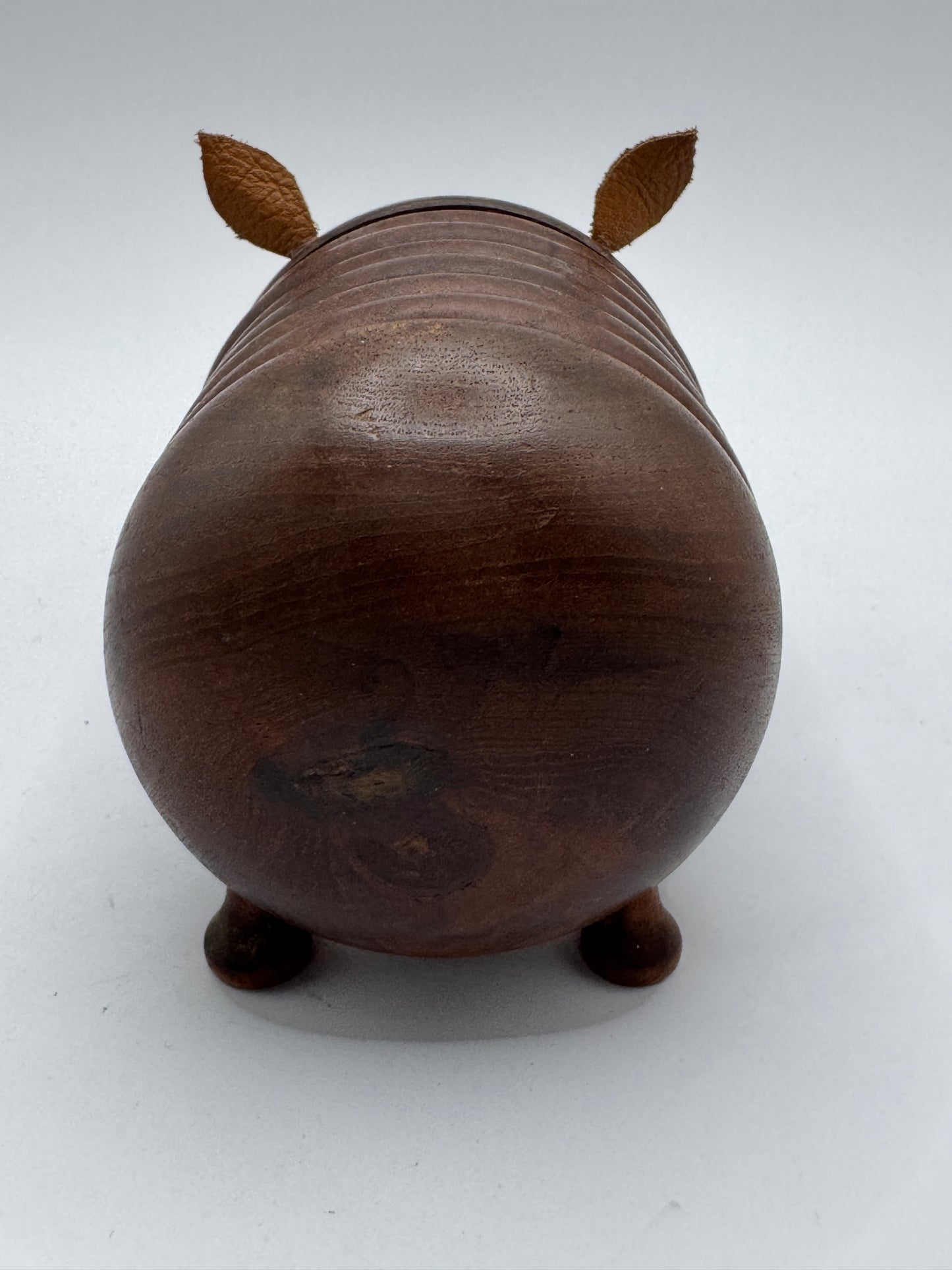 Rare Danish Teak Pig Coaster Set – Transforming Pig by Ernst Henriksen, Made in Denmark
