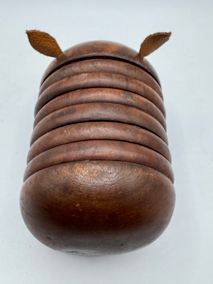 Rare Danish Teak Pig Coaster Set – Transforming Pig by Ernst Henriksen, Made in Denmark