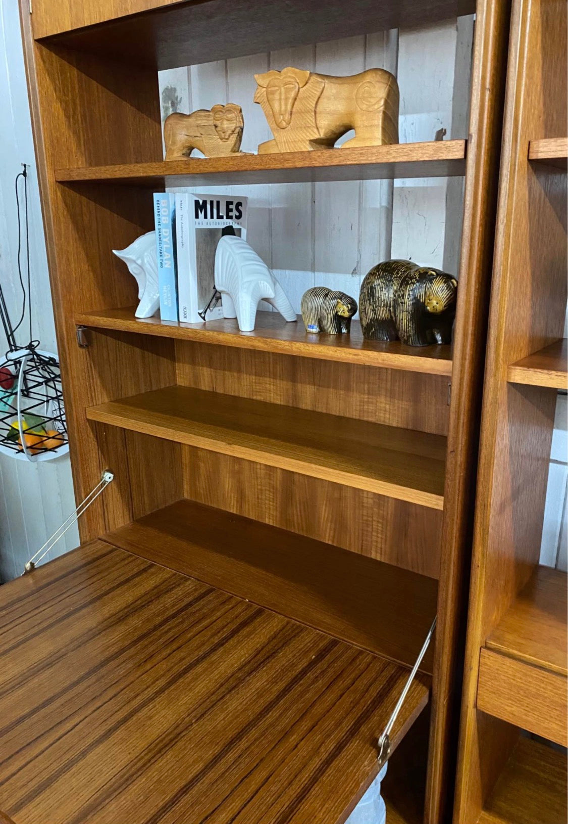 Pair of Vintage G-Plan Teak Display Cabinets – Mid Century Modern Modular Bookcase & Drinks Cabinet 1960s