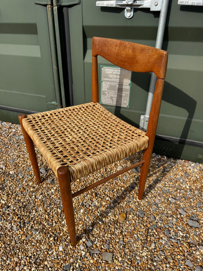 Kurt Ostervig 60s Teak Danish Table & HW Klein for Bramin Chairs