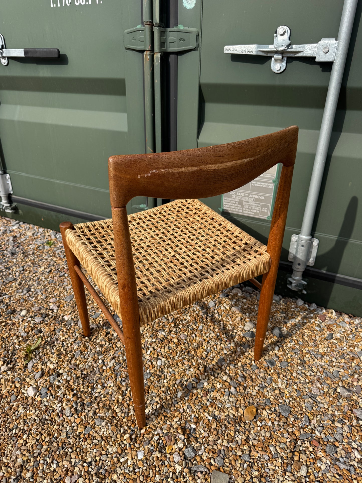 Kurt Ostervig 60s Teak Danish Table & HW Klein for Bramin Chairs