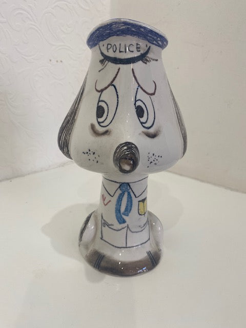 Mid Century Italian Money box  - Police dog from the 50s
