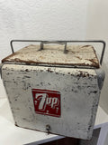 7up Cooler with Builtin Bottle Opener ~ Original Piece ~ by Galvanized Refrigerator Co