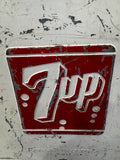 7up Cooler with Builtin Bottle Opener ~ Original Piece ~ by Galvanized Refrigerator Co