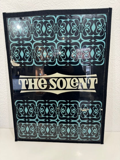 60s used public house / bar window : " The Solent "