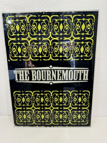 60s used public house / bar window : " The Bournemouth"