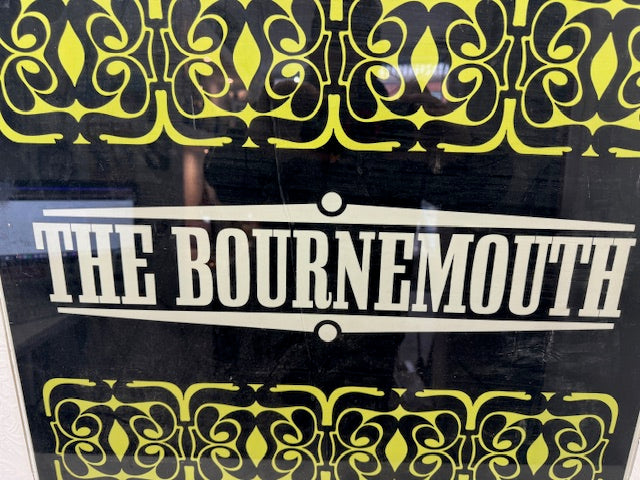 60s used public house / bar window : " The Bournemouth"