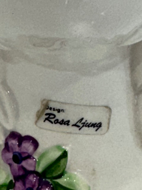Rosa Ljung : ceramic head vase - mid century