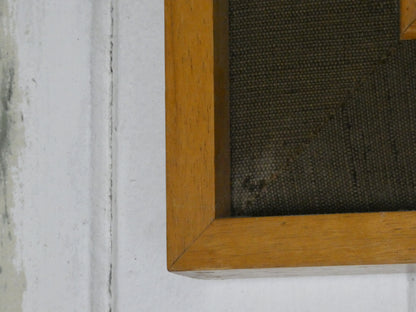 “Vintage Tabby Cat Print by Sheila Flinn – Naive Art ‘Tabby Family’ Style Wall Art (64.5 × 38.8 cm)”