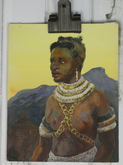 Ndebele Belle - tribal woman