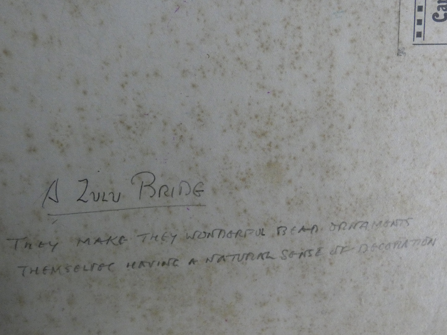 Zulu Bride – Vibrant 1950s Oil Painting on Board by Olge