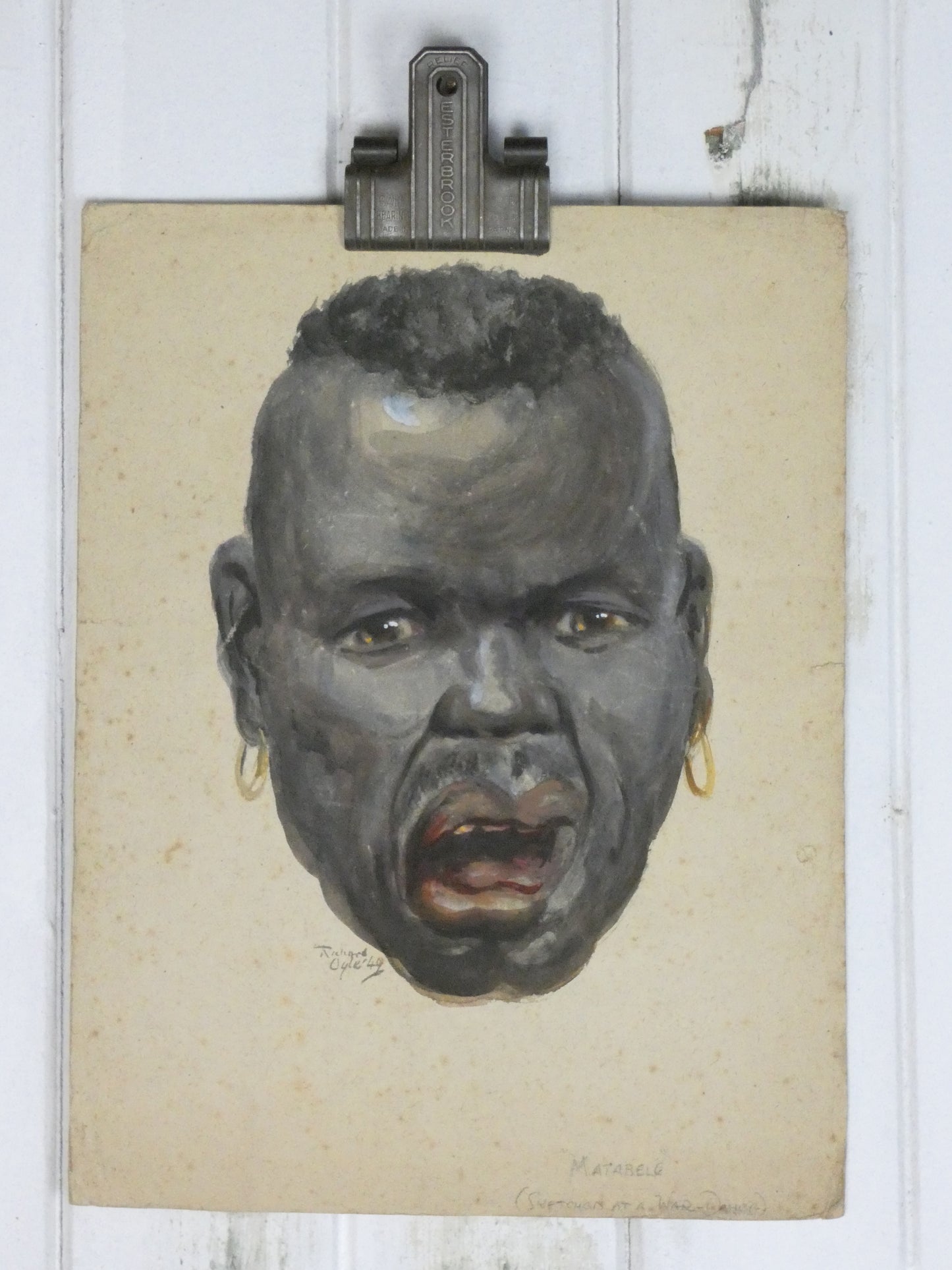 Tribal Man with Roar (Matabele)