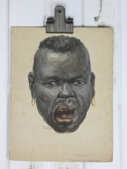 Tribal Man with Roar (Matabele)