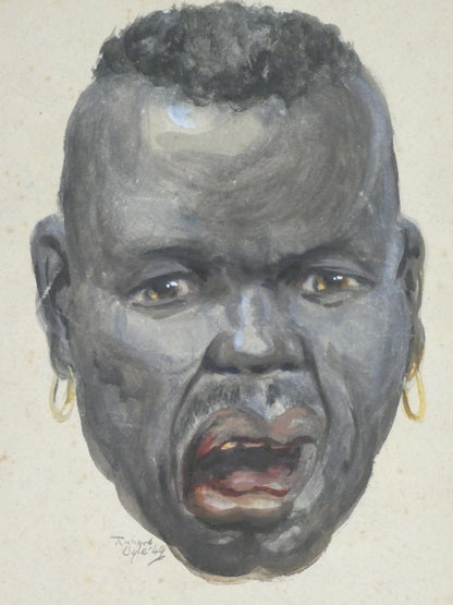 Tribal Man with Roar (Matabele)