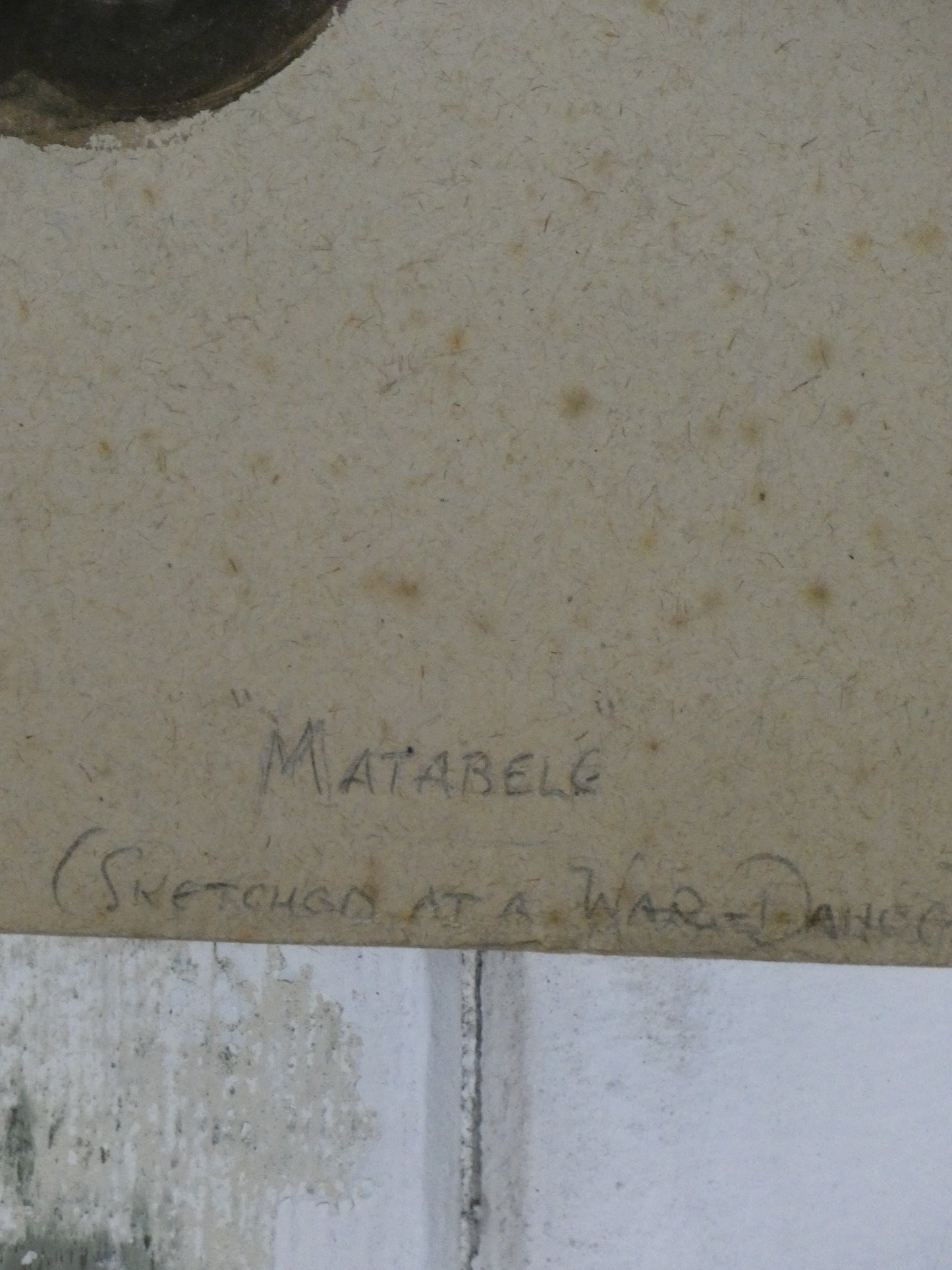 Tribal Man with Roar (Matabele)