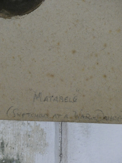 Tribal Man with Roar (Matabele)