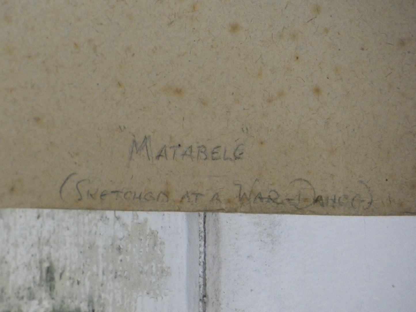 Tribal Man with Roar (Matabele)