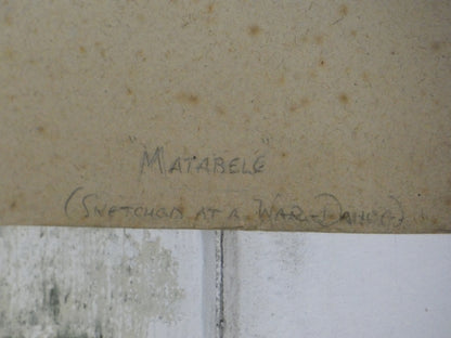 Tribal Man with Roar (Matabele)