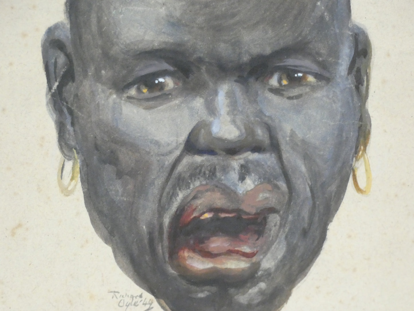 Tribal Man with Roar (Matabele)