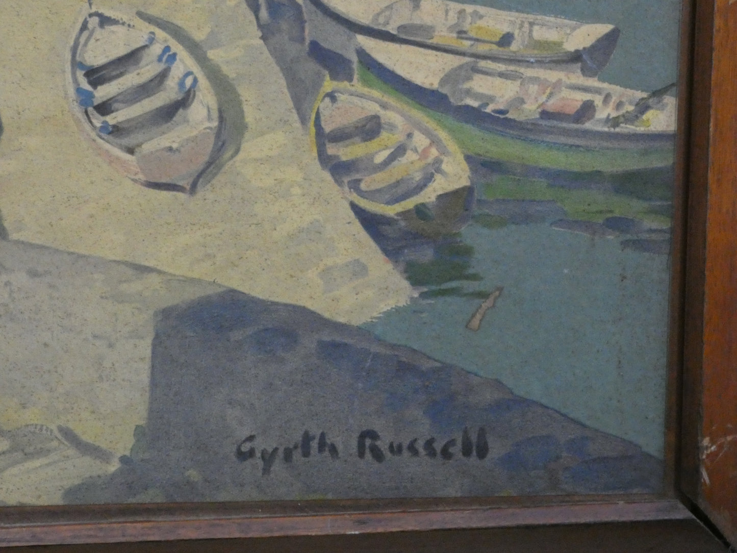 Original 1950s Railway Board Poster Gyrth Russell Penrith Cornwall Antique Sign