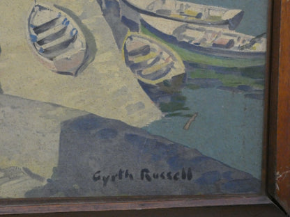 Original 1950s Railway Board Poster Gyrth Russell Penrith Cornwall Antique Sign