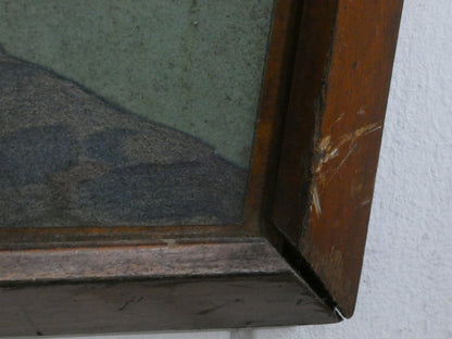 Original 1950s Railway Board Poster Gyrth Russell Penrith Cornwall Antique Sign