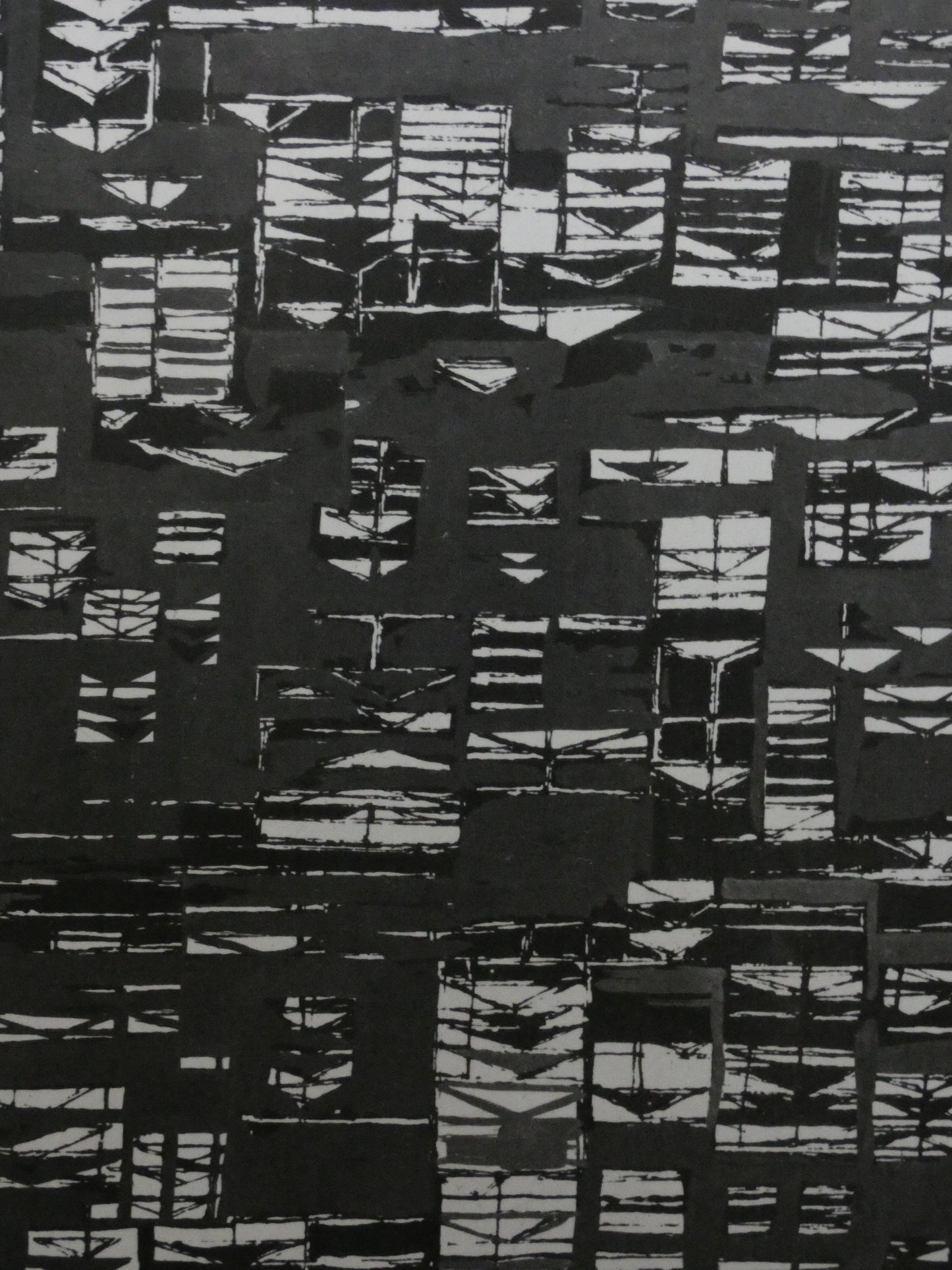 Mid-Century Teak Coffee Table / Bench with Jacqueline Groag Cityscape Design – Reupholstered Seat Pads