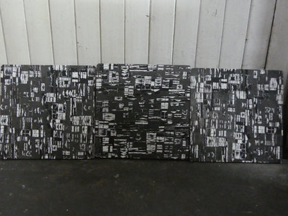 Mid-Century Teak Coffee Table / Bench with Jacqueline Groag Cityscape Design – Reupholstered Seat Pads