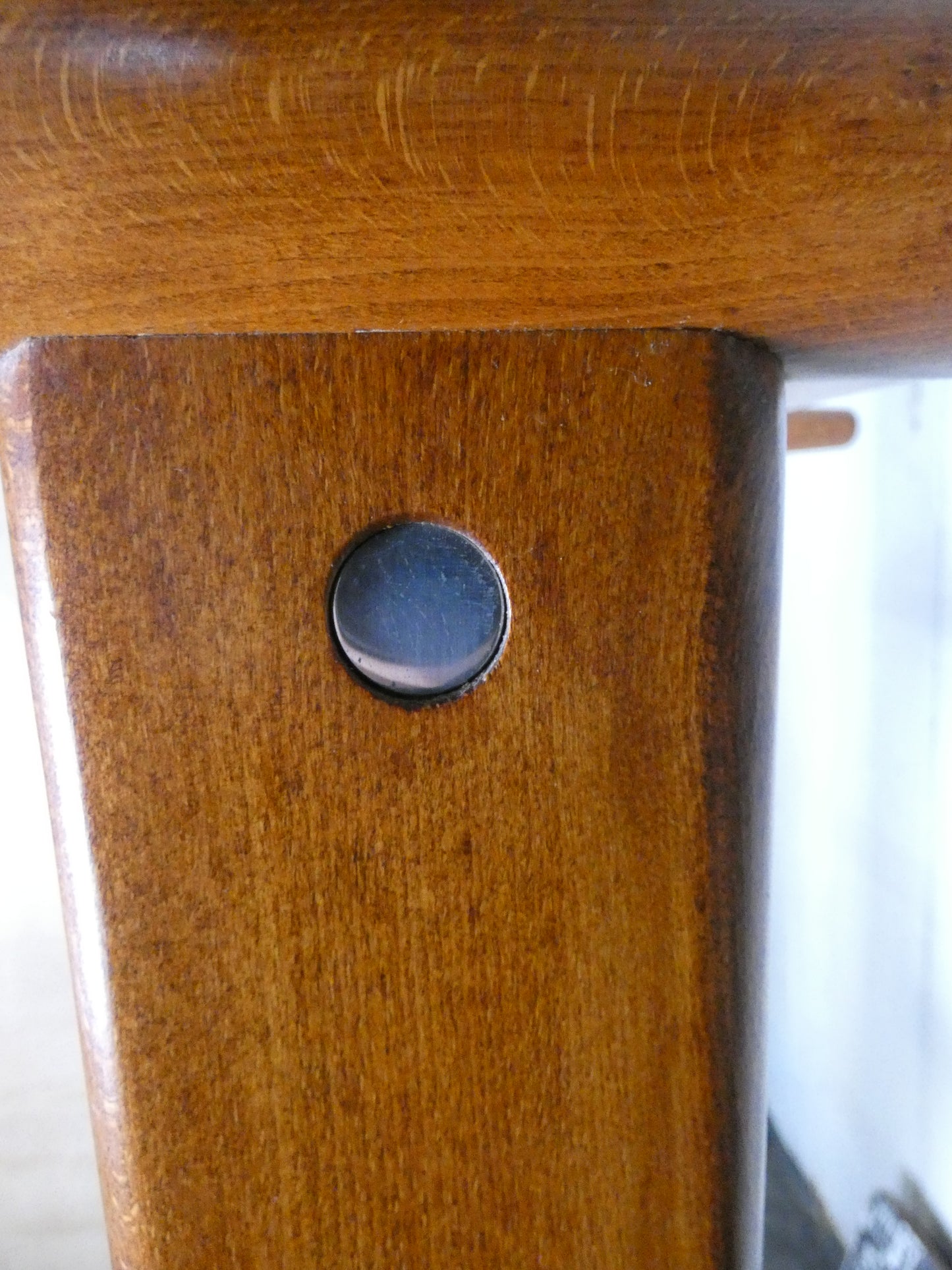 Mid-Century Teak Coffee Table / Bench with Jacqueline Groag Cityscape Design – Reupholstered Seat Pads