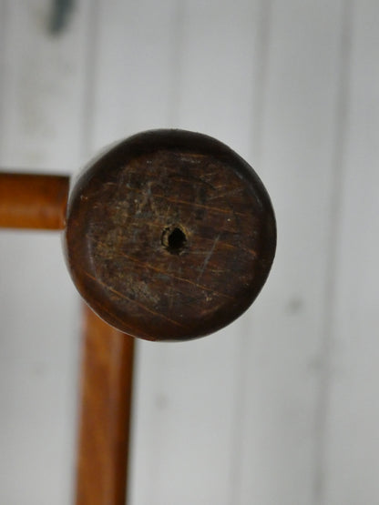 Mid-Century Teak Coffee Table / Bench with Jacqueline Groag Cityscape Design – Reupholstered Seat Pads