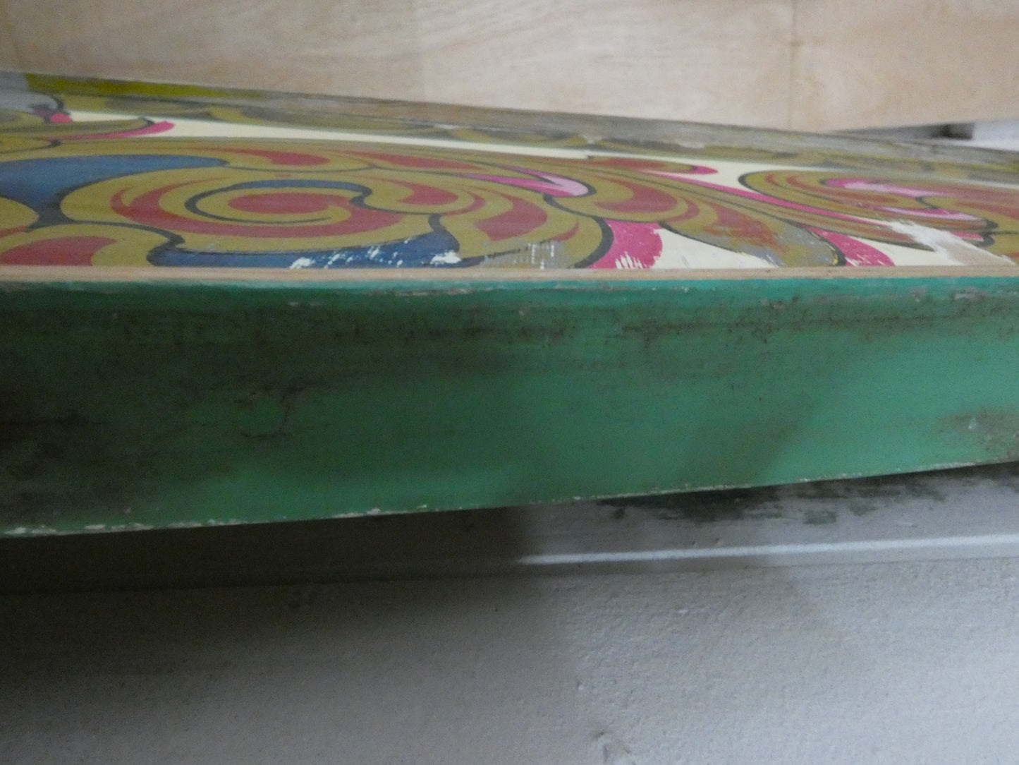 Fairground Panel depicting a Tiger  - Original Vintage