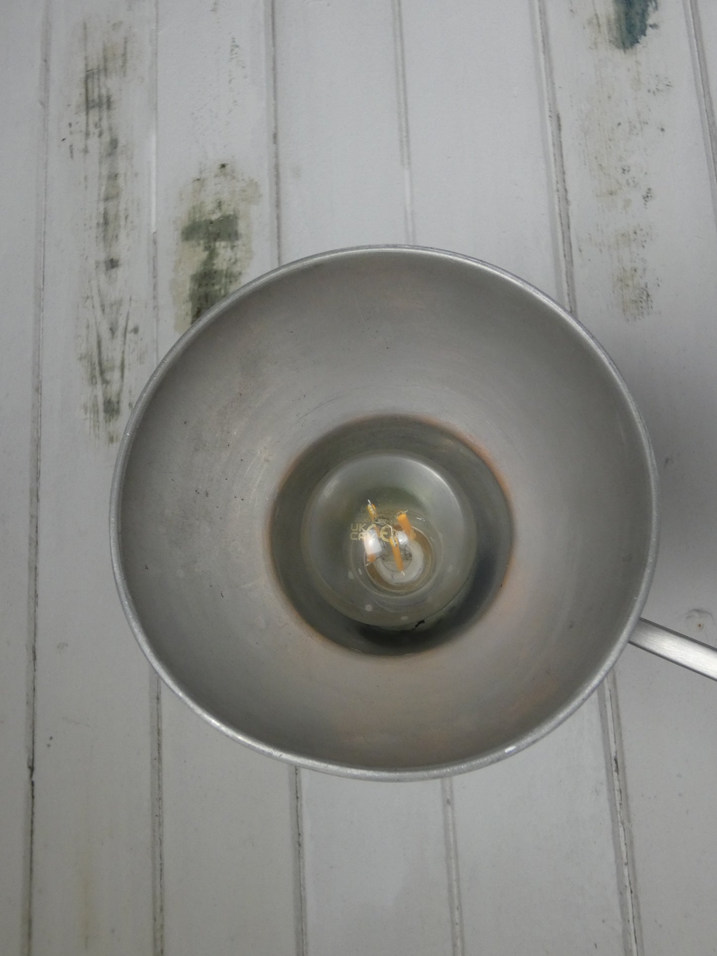 VINTAGE HERBERT TERRY 1227 ANGLEPOISE TWO STEP BASE - -DESK LAMP ( HP)