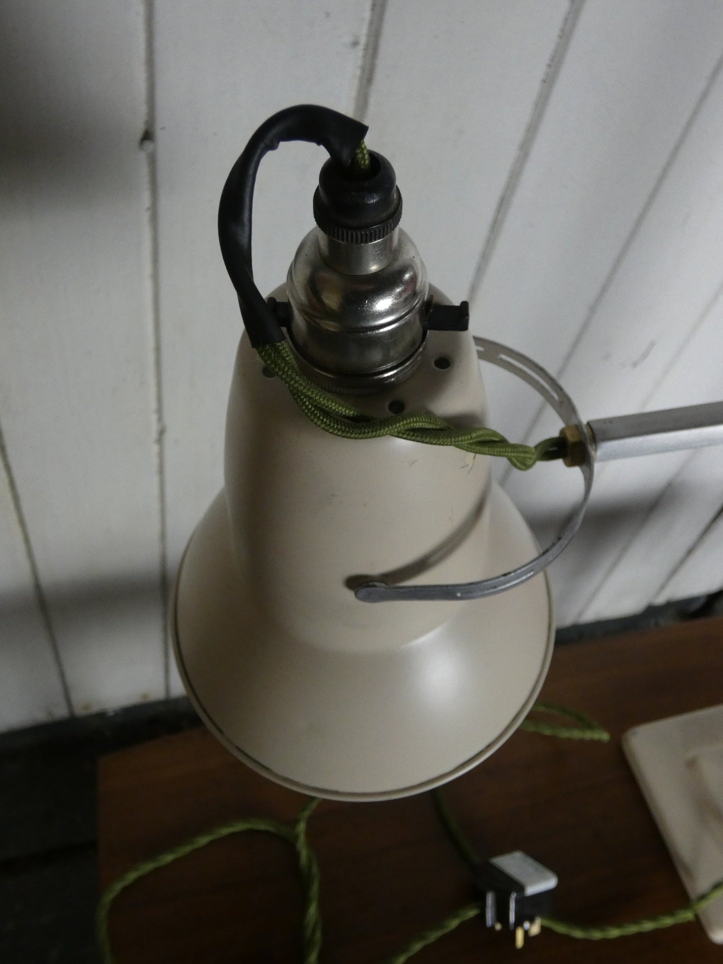VINTAGE HERBERT TERRY 1227 ANGLEPOISE TWO STEP BASE - -DESK LAMP ( HP)