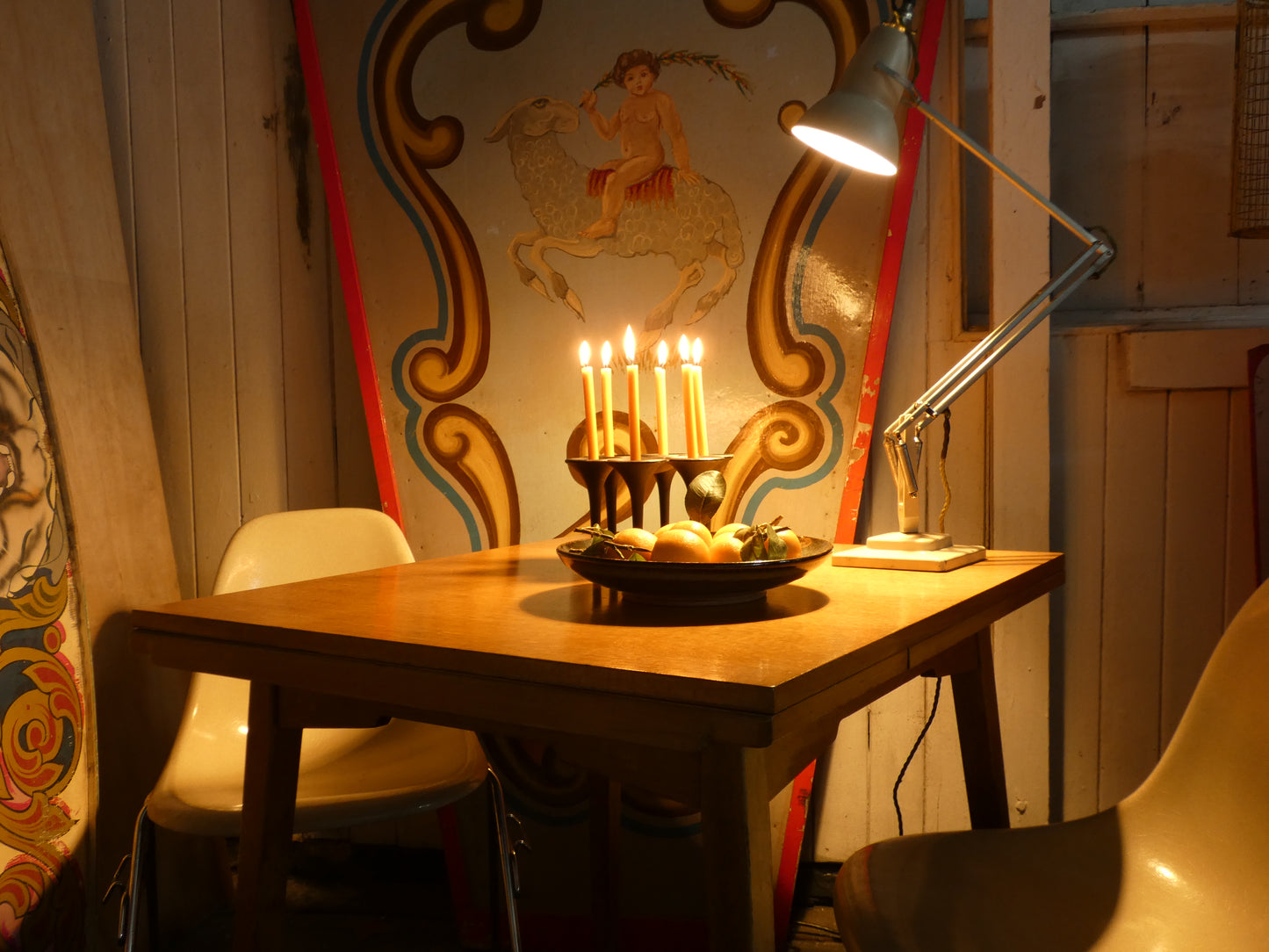 VINTAGE HERBERT TERRY 1227 ANGLEPOISE TWO STEP BASE - -DESK LAMP ( HP)