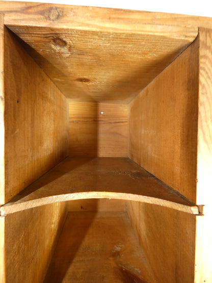 Pine Pigeon Hole & Wine Holder – Fully Cleaned & Waxed Kitchen Storage