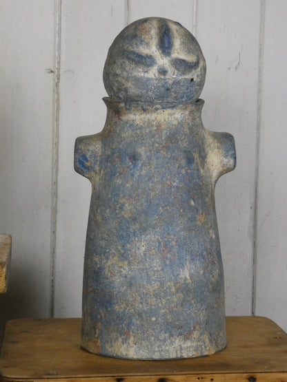 Mid-Century Italian Pottery Male & Female Figures – Possibly Raymor, Removable Heads