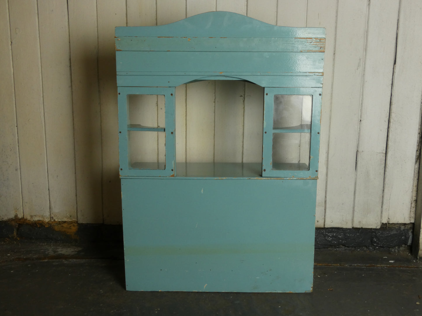 Vintage Tri-ang Wooden Toy Shop Display Cabinet