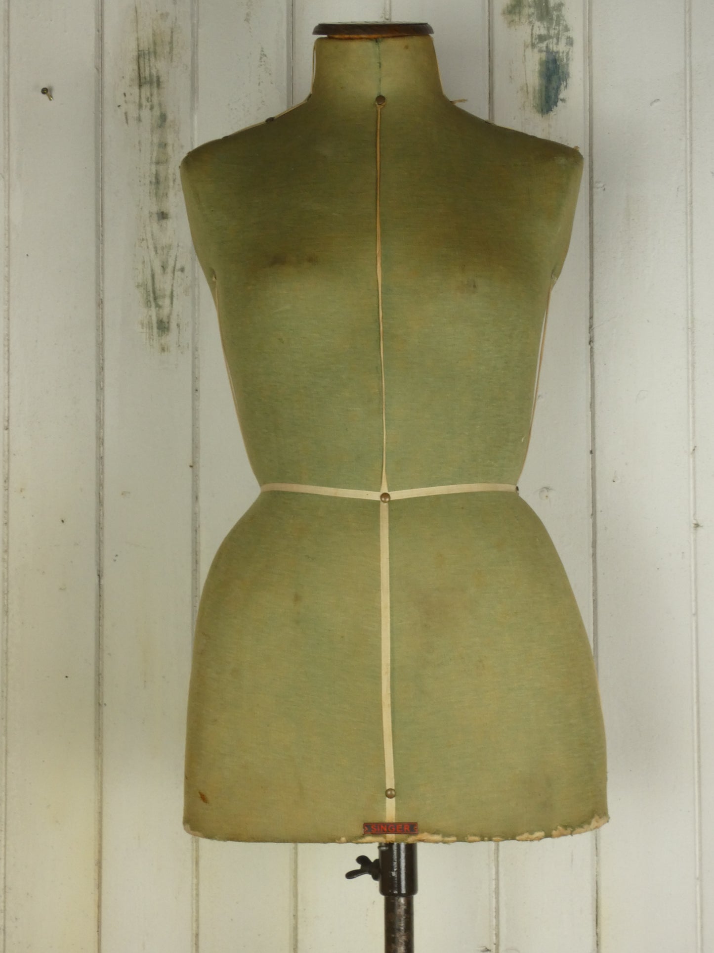 Vintage Tailor’s Dressmaker’s Mannequin on Metal Stand