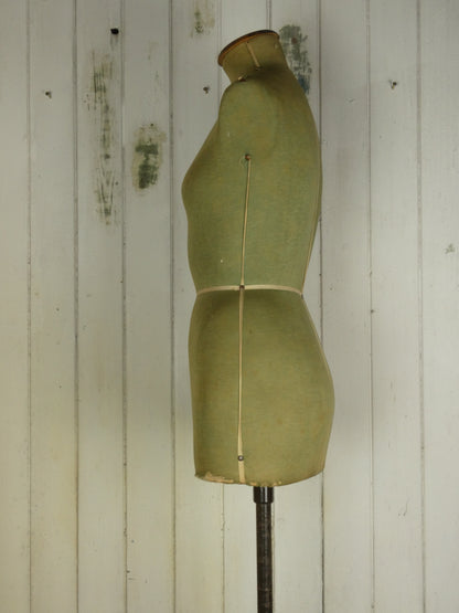 Vintage Tailor’s Dressmaker’s Mannequin on Metal Stand