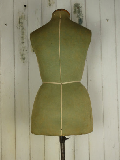 Vintage Tailor’s Dressmaker’s Mannequin on Metal Stand