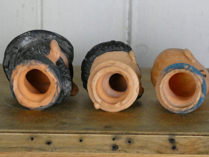 Set of 3 Vintage Flemish Tintin Rubber Puppet Heads – 1940s/50s Hergé Originals