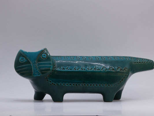 Medium Aldo Londi Bitossi Cat – Iconic Mid-Century Italian Ceramic