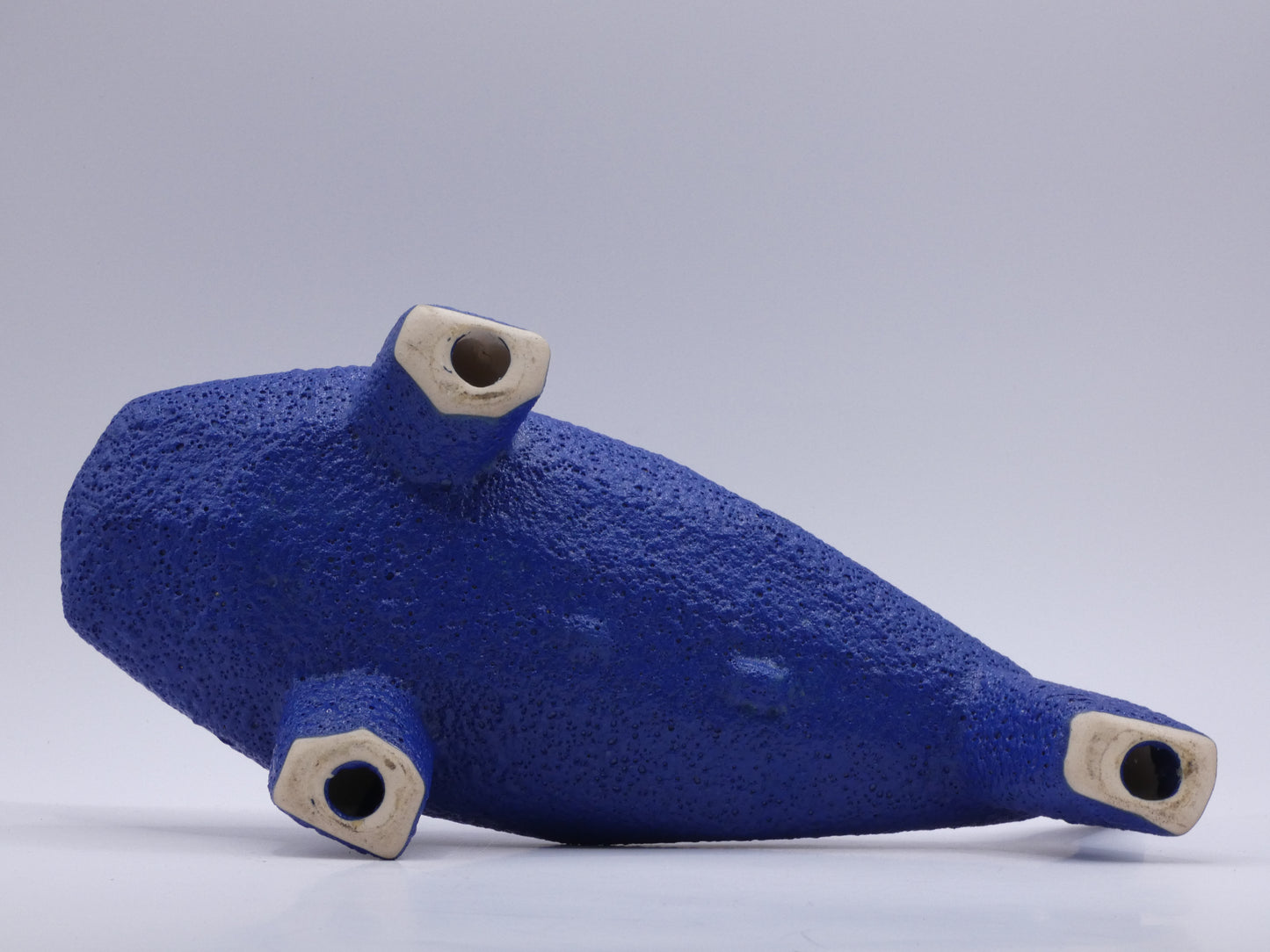 West German Pottery Shark Figurine – Mid-Century Modern Ceramic Sculpture