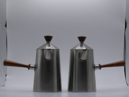 Robert Welch Old Hall Campden Coffee Pot Set – Mid-Century Stainless Steel, England 1950s