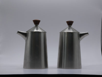 Robert Welch Old Hall Campden Coffee Pot Set – Mid-Century Stainless Steel, England 1950s