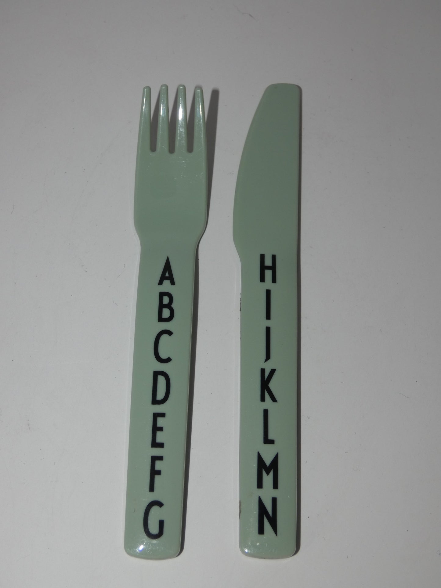 Design Letters Kids Cutlery Set  - Typography by Arne Jacobson
