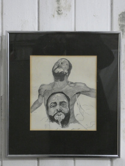 Grover Washington Jr. Portrait | Original Pencil Drawing | Framed Jazz Music Artwork | 35.5cm