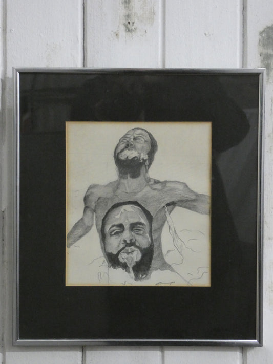 Grover Washington Jr. Portrait | Original Pencil Drawing | Framed Jazz Music Artwork | 35.5cm